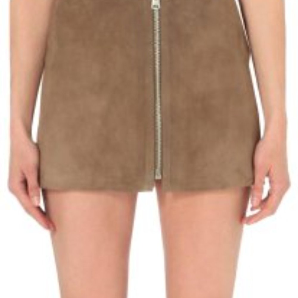 Brand new All Saints Leather Mini Skirt Size 2 - Picture 7 of 11
